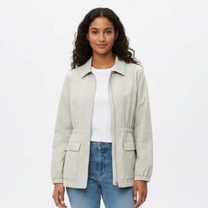 Simons Contemporaine Women's Light Drawstring Utility Jacket Size XS